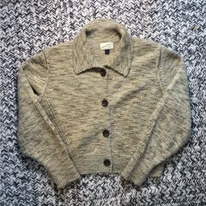 Universal Thread Classic Neutral Marled Button-Front Cardigan Women’s Large